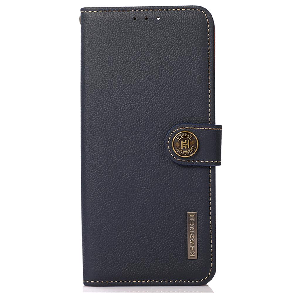 KHAZNEH For Honor X7c 5G/X7c 4G/200 Smart 5G/Play 60 Plus 5G Case Genuine Cow Leather RFID Blocking Wallet Phone Cover