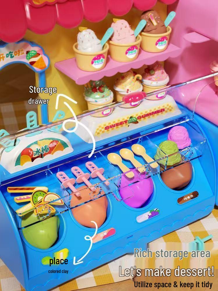 Children's Playhouse Cross-Border Ice Cream Cone Dessert Toy