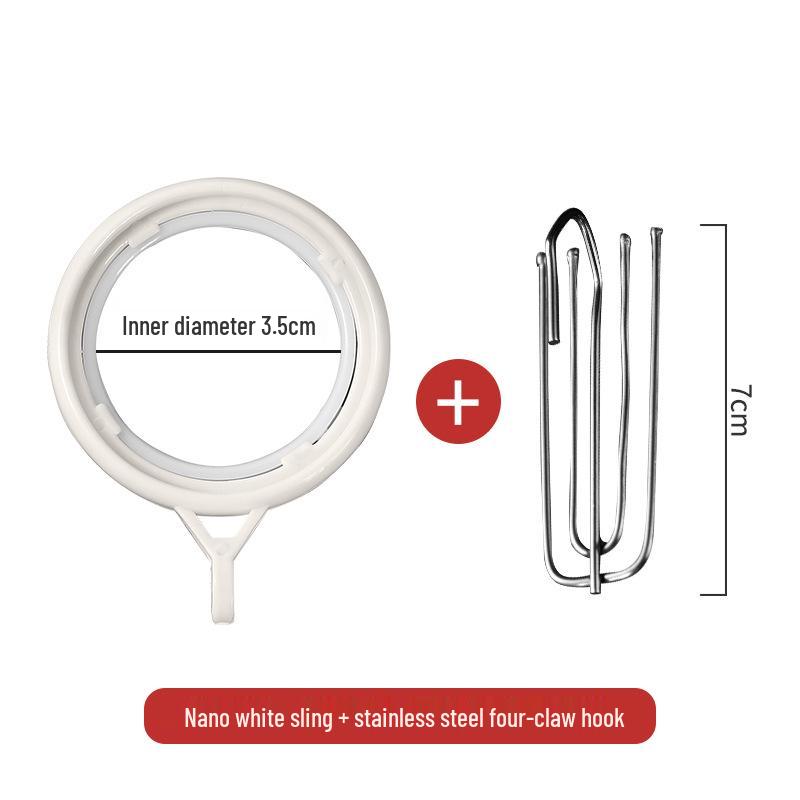 Haczyki i akcesoria do zasłon ze stali nierdzewnej – haczyki czterozębne w kształcie litery S, klipsy do tkanin, klamry i kółka