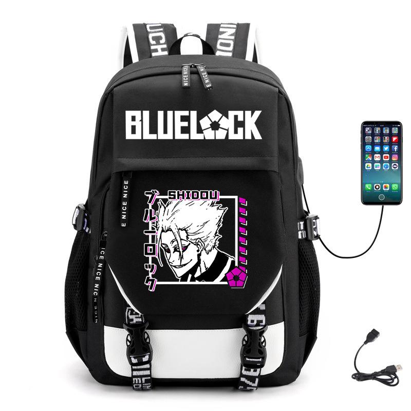 Animation Schoolbag, Primary And Secondary School Students Leisure Travel, Large Capacity Usb Backpack