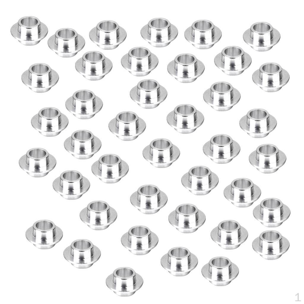 Precision Skate Bearings Spacers, 40 Pieces Replacement Spacers for Roller Skates / Inline