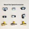 National Standard Gas Pipe Fittings: 4-Minute Tee, Elbow, Nipple, Cap, Clip, Plug