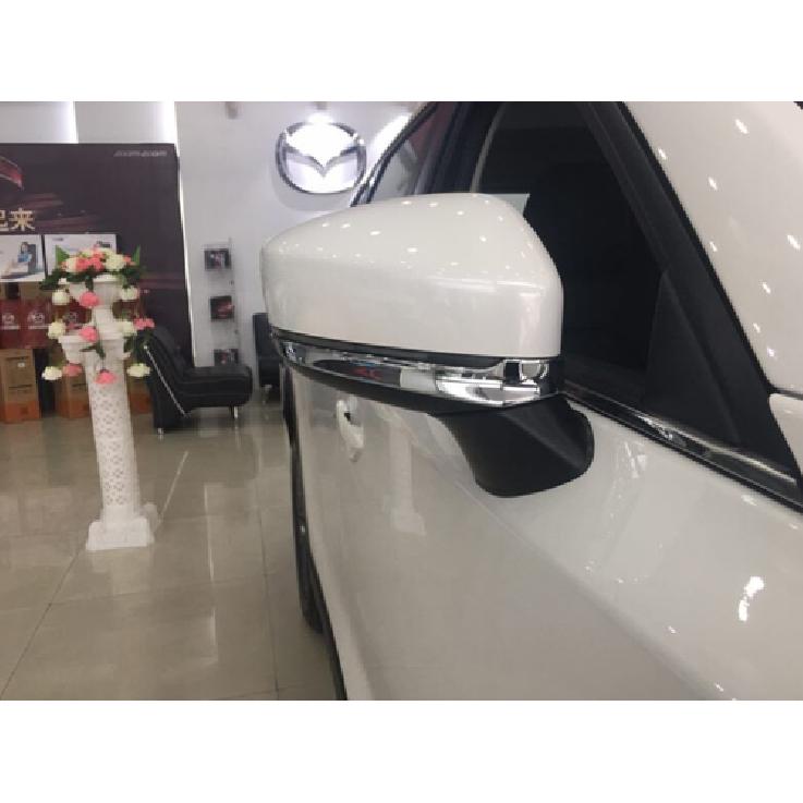 Chrome 2x Lower Side Mirror Cover Trim for 2017- Mazda CX-5 CX5 Rearview ABS