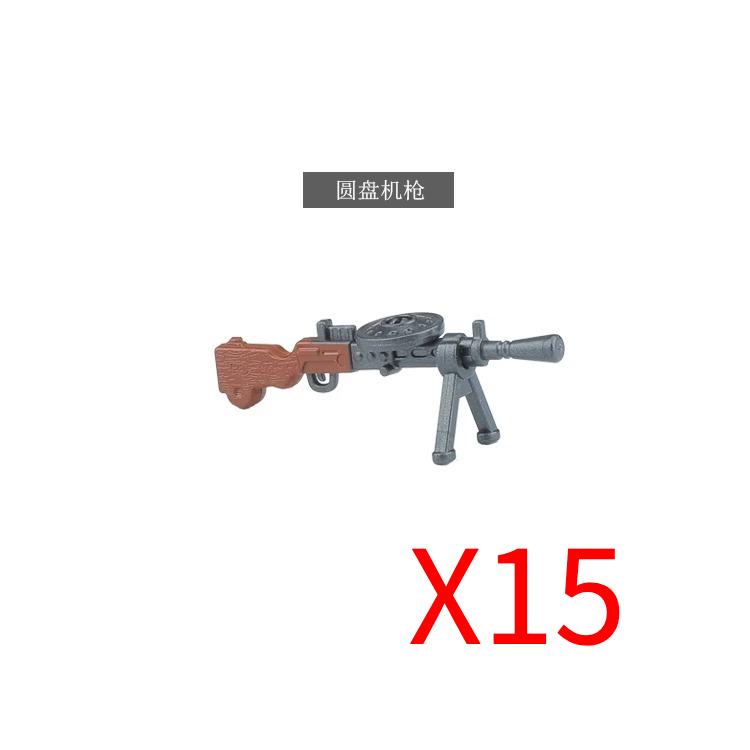 Military Soldiers Figures Weapons Building Blocks Accessories Two-color Guns Assault Sniper Rifles M16 M4 Model Bricks Toy Gift