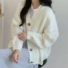 New ArriValS Open Run Women S V Neck Button meSh Knit Cardigan