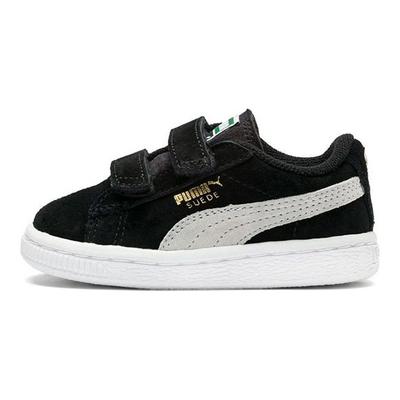2 Velcro Comfortable Low-Top Walking Shoes Baby Shoes Black White 356274-01