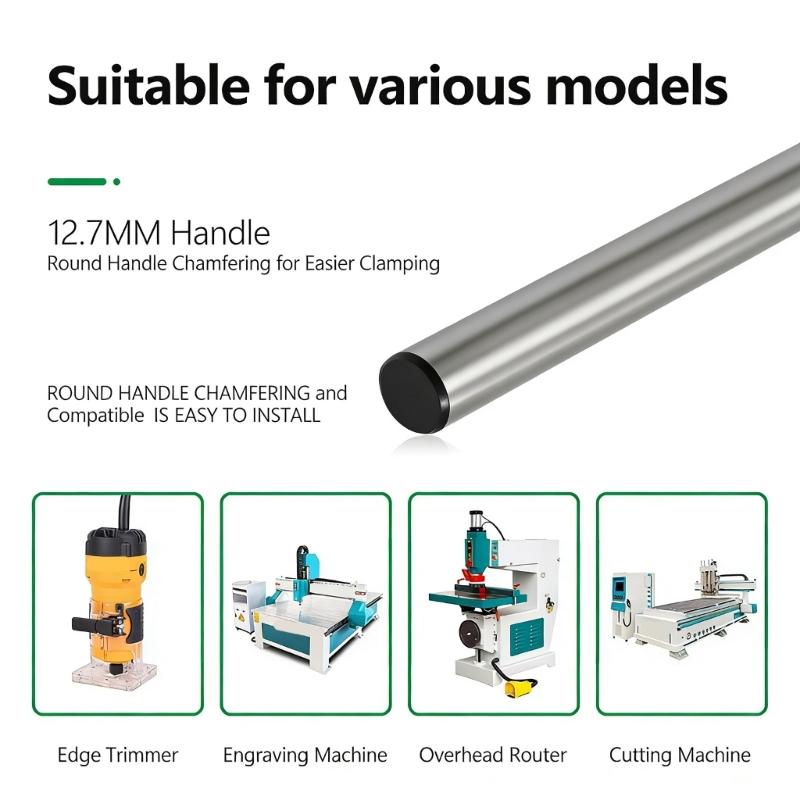 Professional Router Bit with 1/2Inch Shank for Cleaning Bottom and Smooth Wood Finishing Applications Flush Trim Woodworking