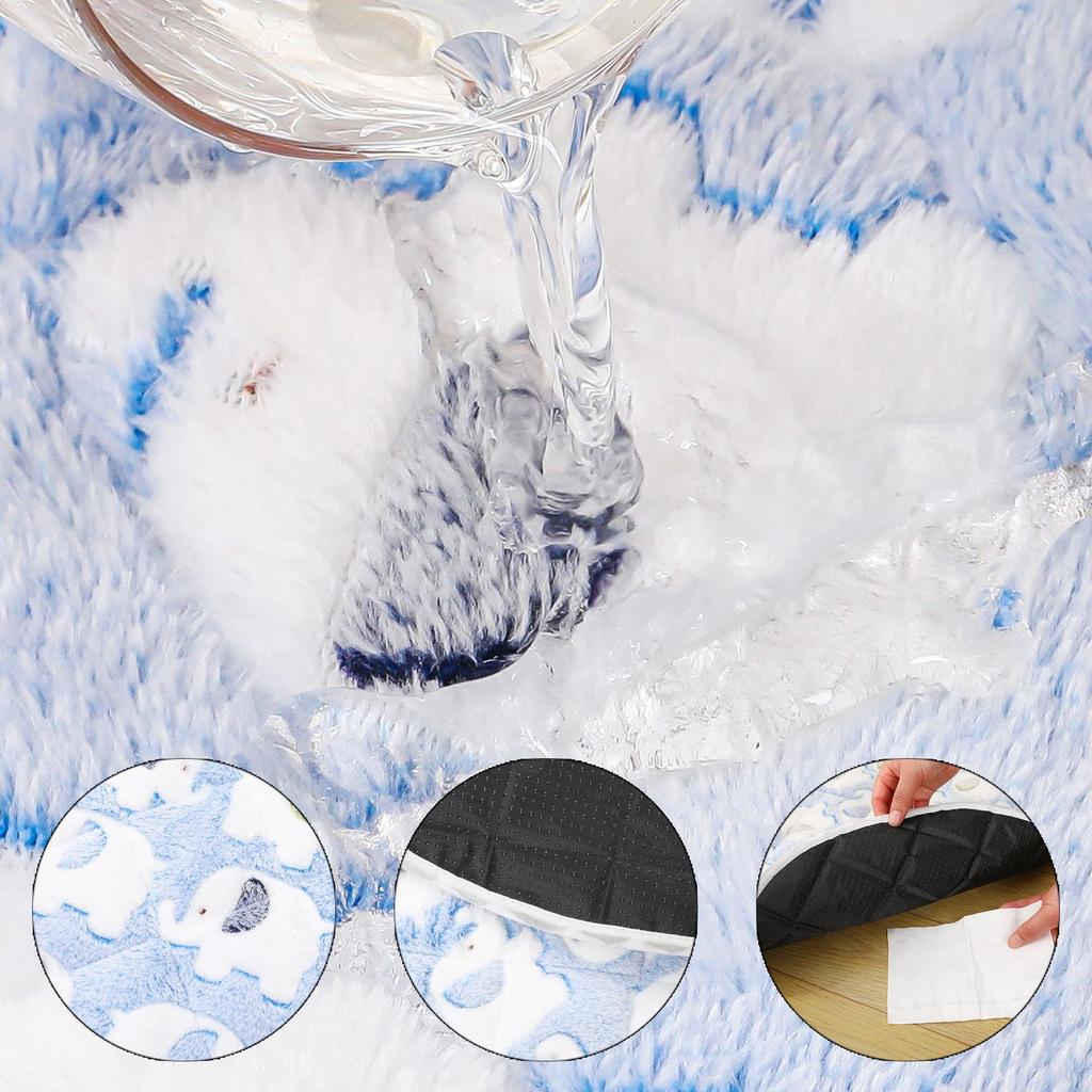 All Seasons Universal Waterproof Dog Pad Round Machine Washable Urine Sewage Non-slip Breathable Car Pad Recycled Pet Pad