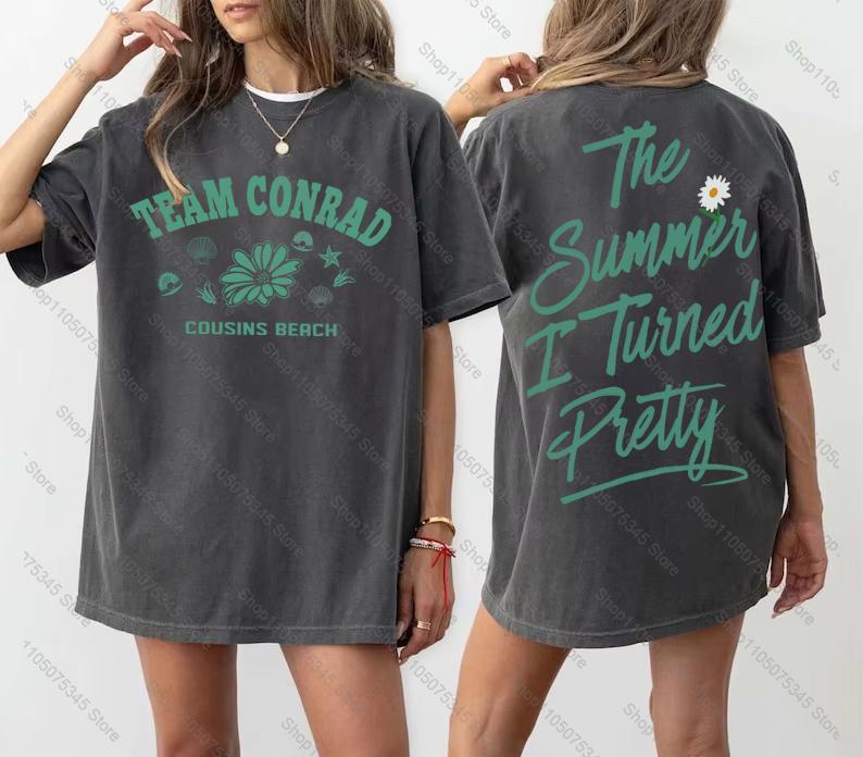 2025 The Summer I Turned Pretty Cousins Beach Tshirt Team Jeremiah Conrad Merch Crewneck Short Sleeve Tee Women Unisexs Clothes
