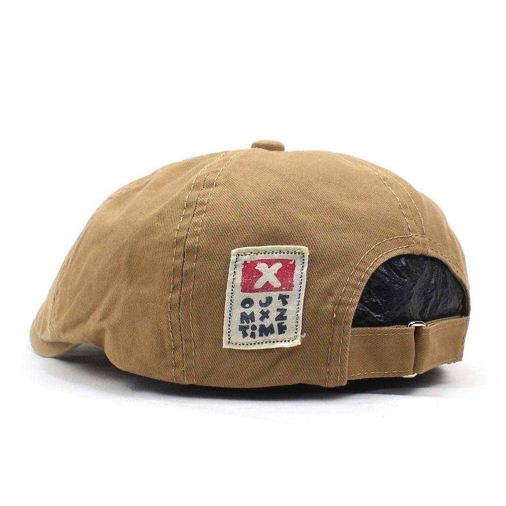 New solid color beret men's and women's fashion forward hat cotton cap summer visor