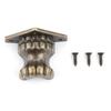 4pcs Antique Legs Corner Protectors Jewel Wooden Crate Box Decorative Corner Protector for Furniture Furniture
