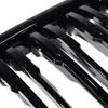 2Pcs Car Grille Double Line Front Bumper Kidney Grille Compatible For E84 X1 18i 20i 25i 28i 2009-2015 Auto Accessories