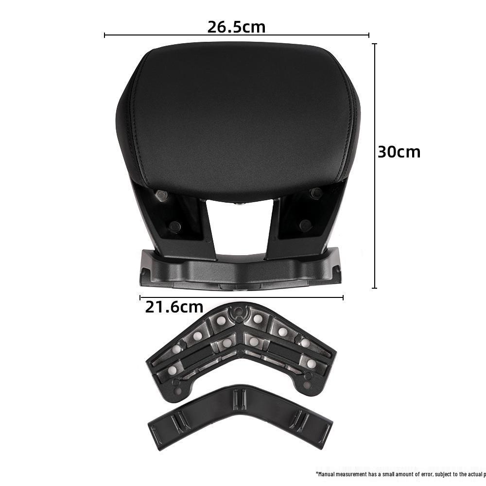 Passt für 25 Yamaha NMAX155 Modelle: Verbesserte Aluminiumlegierung Bequeme Rückenlehne