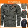 Herren Wasserdichte Jacke mit Kapuze Softshell für Outdoor-Wandern und taktische Abenteuer