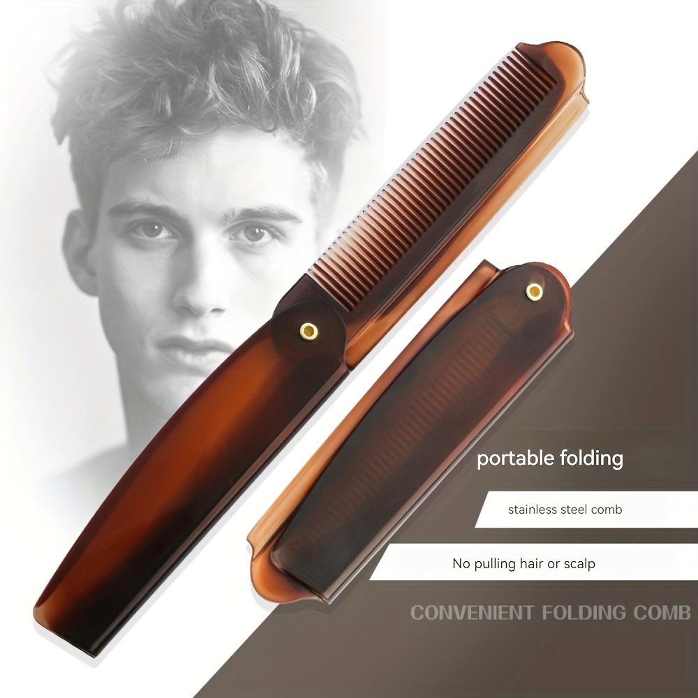1pc Portable Hair Comb Folding Beard Comb Pocket Size Beard Styling Comb Travel Comb, Compact and Elegant, Suitable for Daily Carry
