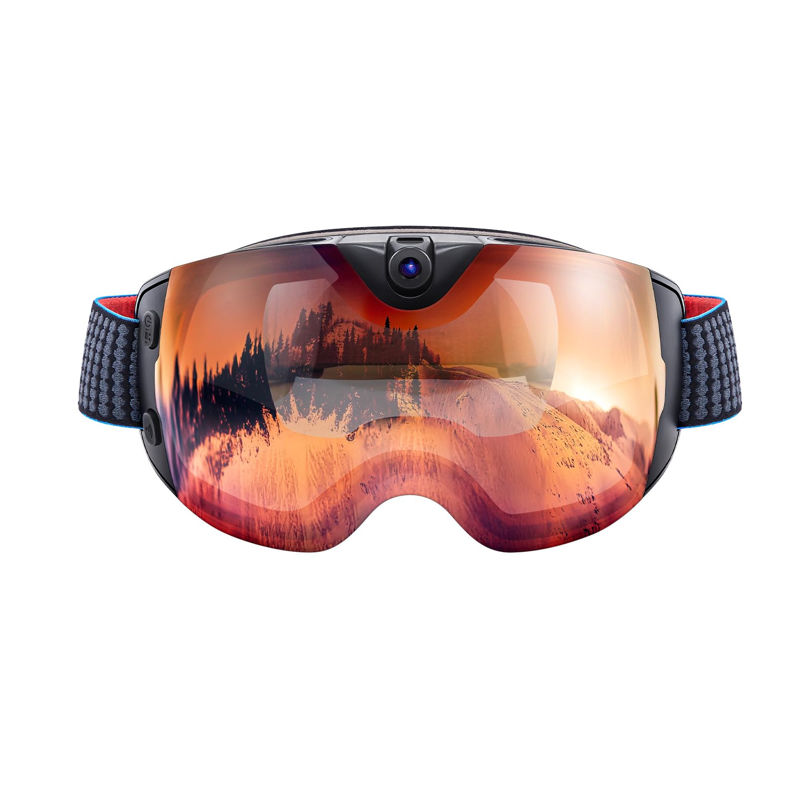 

OhO sunshine 4K Smart Ski Goggles with and Snowboarding UV and Wi-Fi, Camera, Goggles, Protection, Anti-Fog (Men s/Women s)