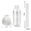 Cocktail Shaker Measuring 24 Oz Martini Making Drink with Scale Ice Tea Mixer Bottle