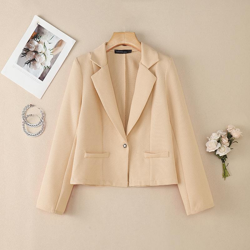 ZANZEA Women Casual Turn Down Collar Long Sleeve Classic Blazer