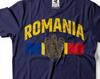 Maglietta Bandiera della Romania: Maglietta Giorno Nazionale del Patrimonio Rumeno
