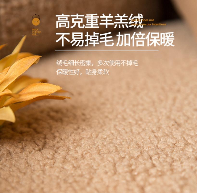 Modern Lamb Plush Light Luxury Sofa Cushion Velvet Living Room Winter Warm Seat Mat Anti Slip Couch L Shape Sofa Back Covers