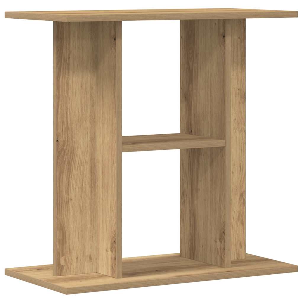 vidaXL Aquariumständer Artisan-Eiche 60x30x60 cm Holzwerkstoff