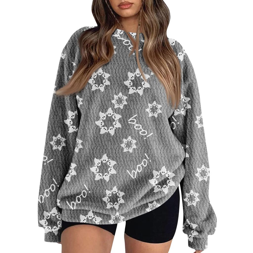 Women's Colorblock Sweatshirt Long Sleeve Round Neck Casual Comfortable Loose Lightweight Women's Sweatshirt