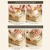 Airtight Food Container Clear Sealed Storage Box with Lid Stackable Grain Canister for Nuts Beans Spices Kitchen Cabinet Pantry Organization