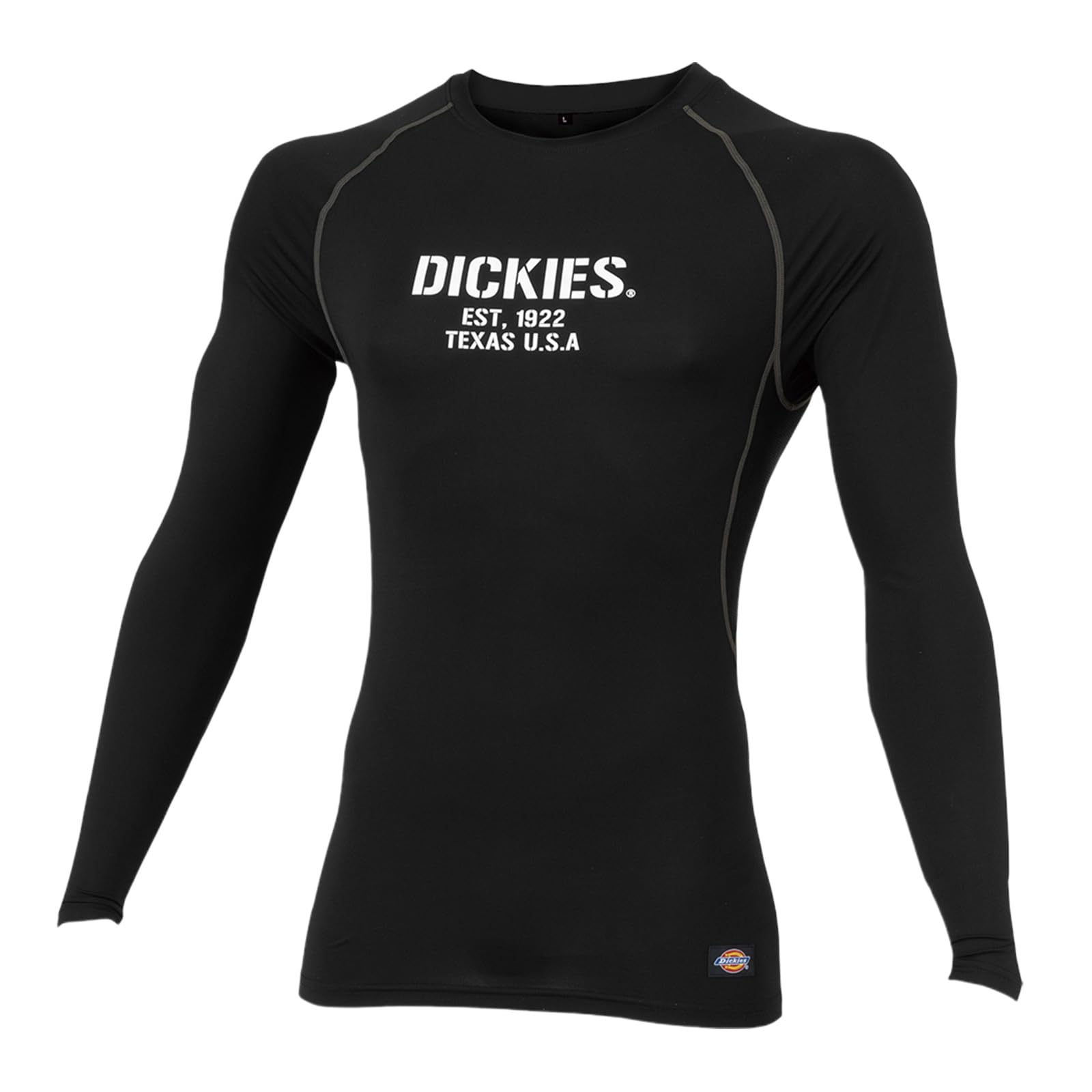 

Dickies Support Рабочая одежда с длинным рукавом Рабочая одежда Внутреннее белье Эластичное Дезодорирующее Прохладное на ощупь Dickies Pro Uni Наклейка в комплекте Черный LL D-2088