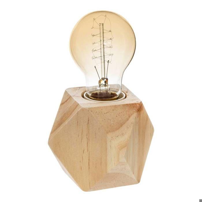 Lampe Socle "Bahia" Beige H8cm - Atmosphera Createur D'interieur