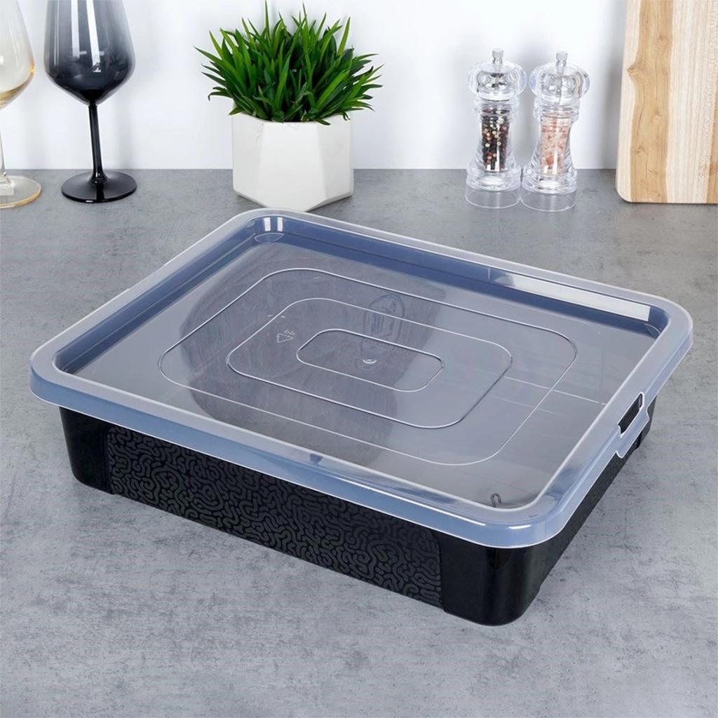 RECTANGULAR CAKE CONTAINER 40x33cm WITH LID 259248