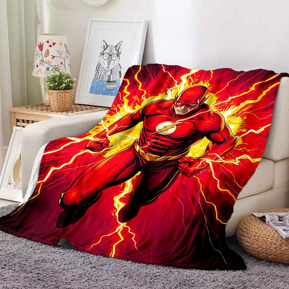 1pc Flash Lightning Flannel Throw Blanket Lightweight Soft Warm All Season Blanket for Sofa, Bed, Travel, Camping L1024149