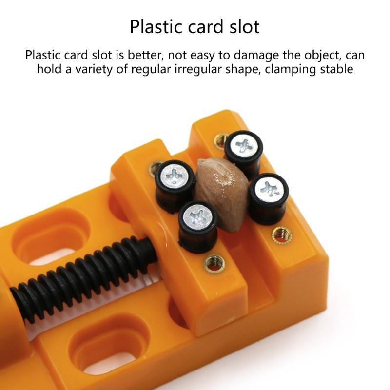 8 Hole Vise Fixed Fixture Walnuts Clamp Mini Small Bed Clamp Table Vice Table Vice Flat Jaw Pliers Quick Adjustable