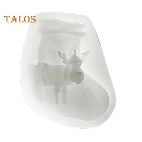 Baking Mold Easy Clean DIY Silica Gel Durable Xmas Cake Cupcake Decoration Mold for Kitchen