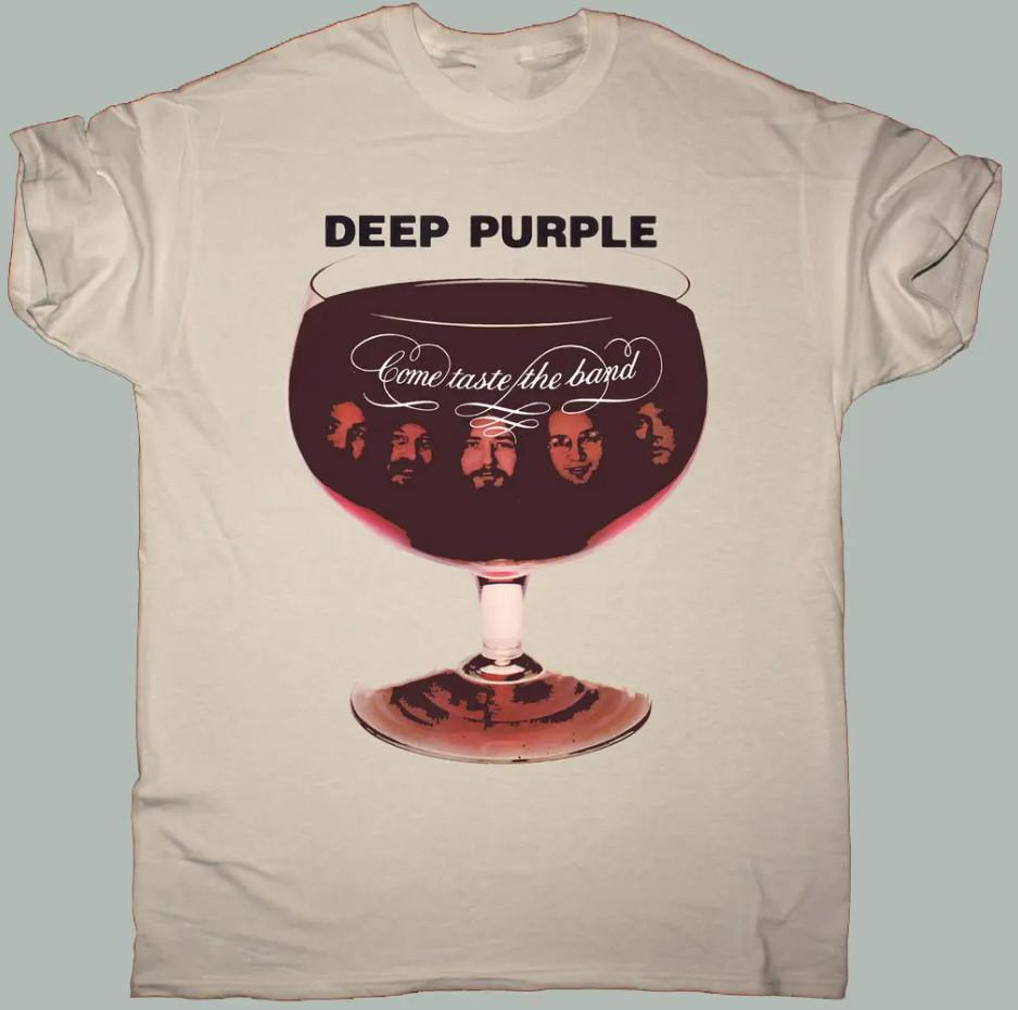 DEEP PURPLE COME TASTE THE BAND 1975 White All Size Unisex Shirt Unisex T-Shirt M