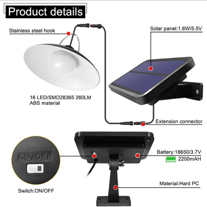 Led Double Head Solar Pendant Light Outdoor Indoor Single Lamp Human Induction Home Camping Garden Yard At Affordable S Free Real Reviews With Photos Joom Led Double Head Solar Pendant Light, Indoor Solar Lights With On Off Switch