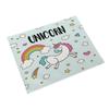 6PC Cartoon Pink Table Mat Unicorn Individual Placemats Coasters Set Pad On The Table Cup Pad Place Mats For Dining Table