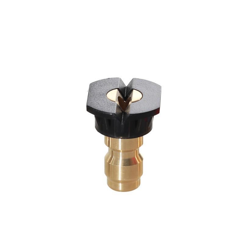 

1/4 Quick Connect Stainless Steel Nozzle for High-Pressure Car Washer with Swirl Ring Fan-Shaped Cleaning