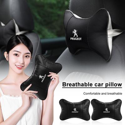 Reposacabezas interior para coche, almohada cervical y soporte para la cabeza para 206 208 306 307 308 407 408 508 2008 3008 407 508 2008 5008 307 308 3008 206 207 208