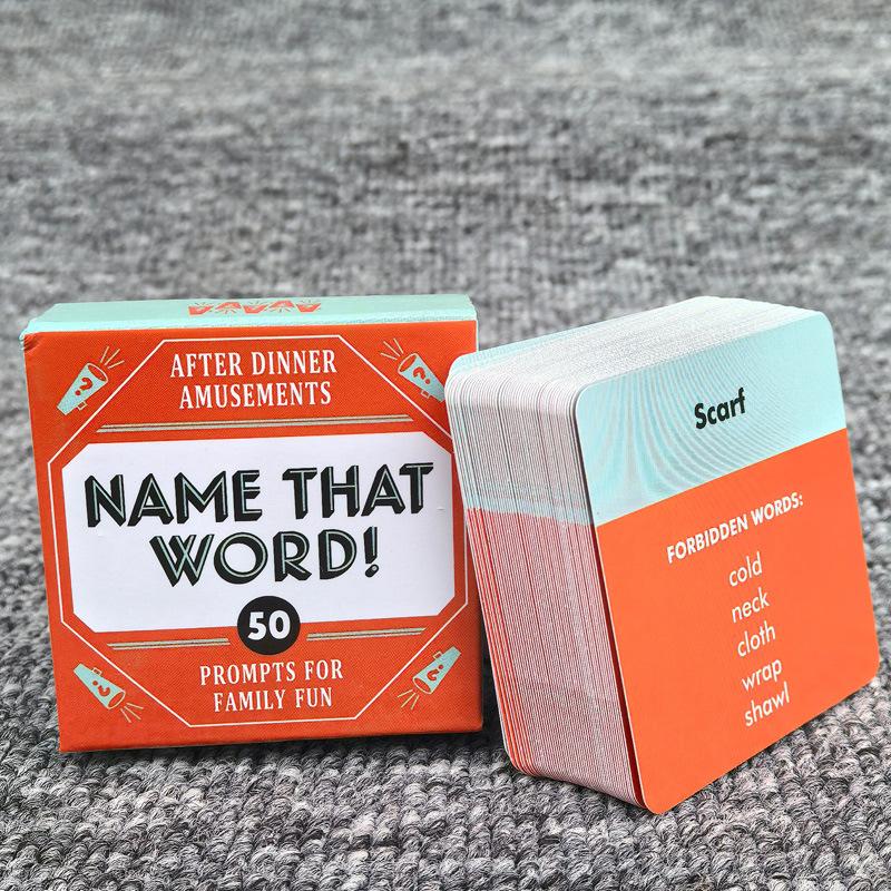 1 Set Christmas Halloween Thanksgiving Gift Mini Size Cards Game After Dinner Amusements Card Game For Family And Friends Party