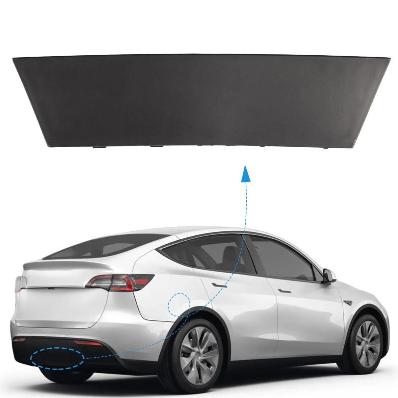 For Tesla Model Y  To  Car Styling Rear Bumper Tow Hitch Cap Cover 1494009 00 B Tow Eye Hook Cover Plate Replacement