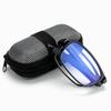 Folding Reading Glasses with Case Anti Blue Light Eyeglasses Presbyopia Retro Unisex Pocket Glasses Portable Glasses Men Women