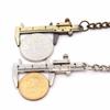 Ruler Mini Vernier Caliper Car Keychain Vernier Caliper Keychain Key Chain Keyring Measuring Gauge