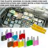 120PCS Mini Fuses Car Fuses Assortment Kit, Auto Blade Fuse Kit With Puller Tool Mini Colorful Ert Fuse(2A/3A/5A/7.5A/10A/15A/20A/25A/30A/35A) For