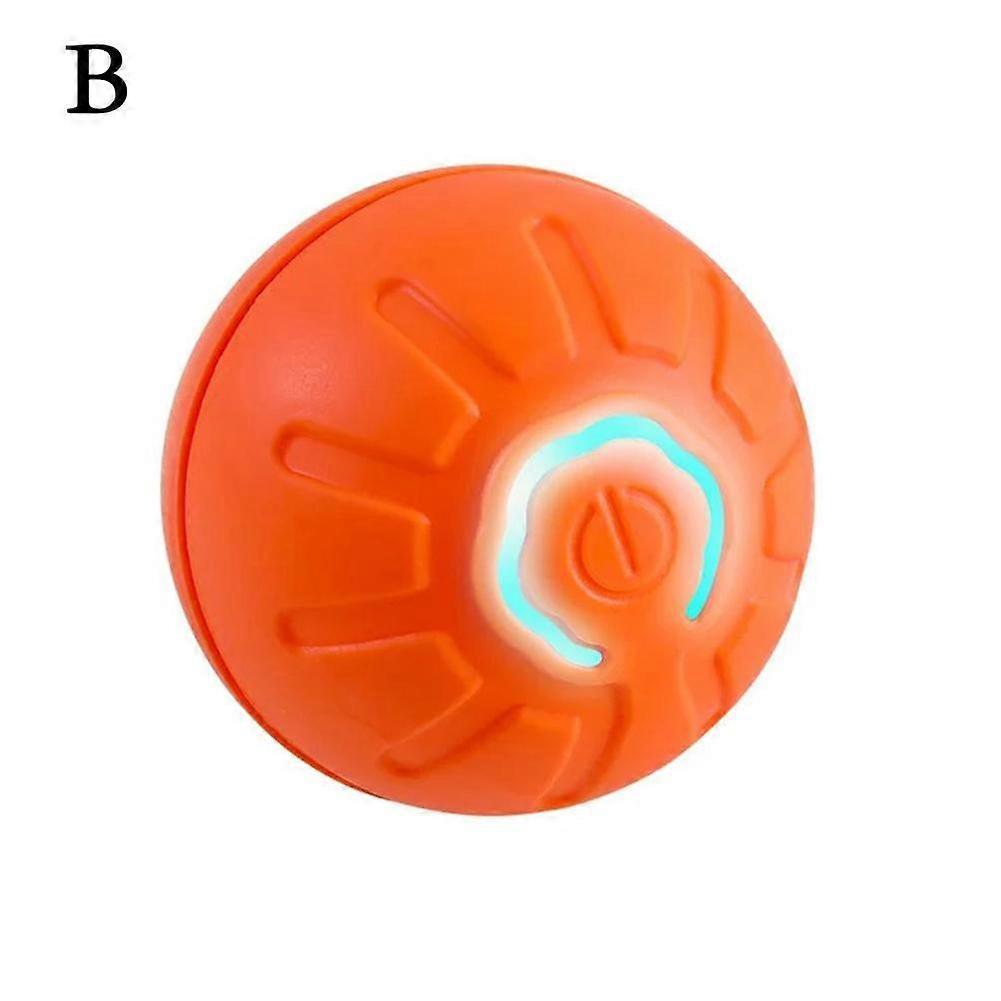 orange Automatic Jumping Ball For Pet Dog Interactive Training Fetch Toy Pu