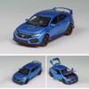 1:32 Scale 2017 Honda Civic Type-R Diecast Model Car Toy with Doors Open Light and Sound for Kids Boys Girls Adults Men Collection