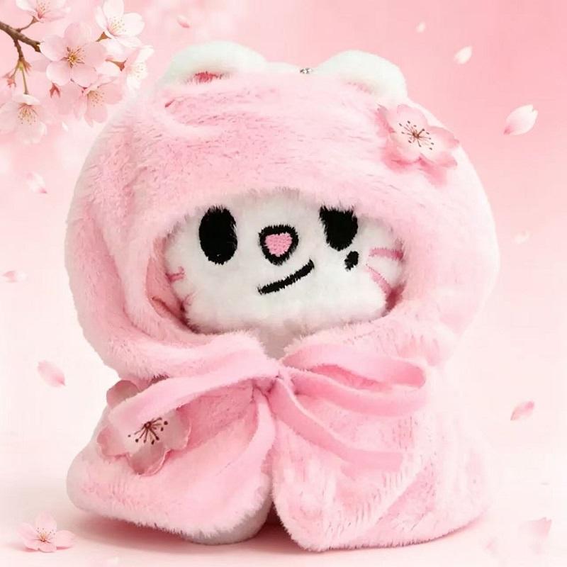Popular New Product Stray Kids 10cm Plush Doll Cloak Baby Pendant Keychain SKZ Suitable as Christmas and Birthday Gift