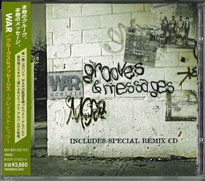 CD WAR - Grooves & Messages BVCP270034 BMG Japan Soul/Funk Used