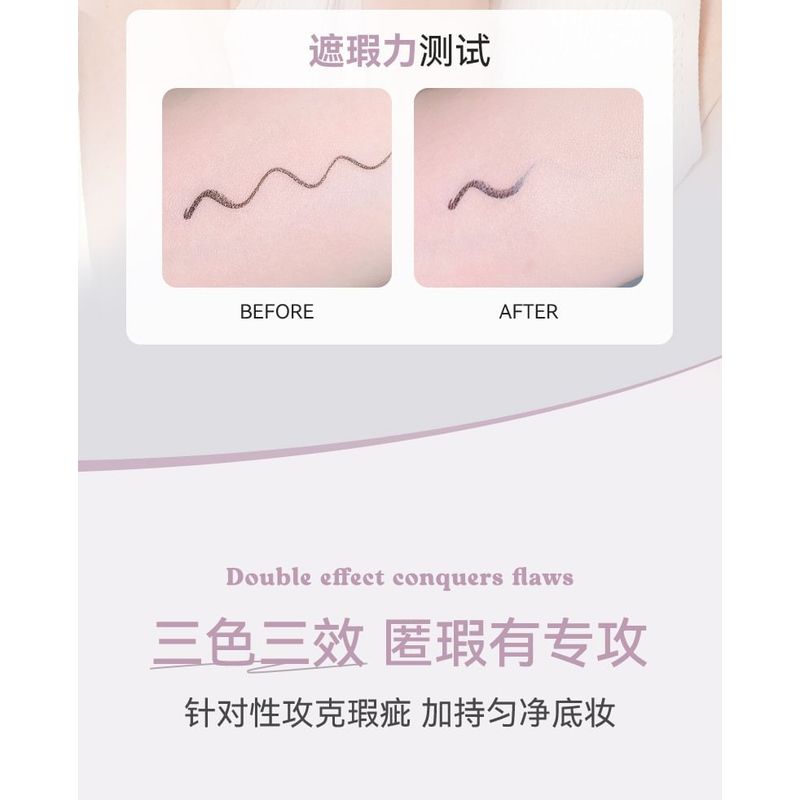 NOVO - Glossy Flawless 3-Color Concealer - 2 Types
