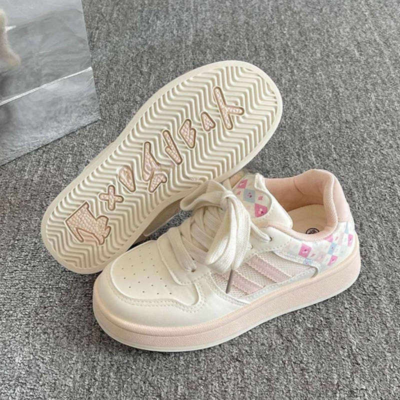 thick-soled women's spring and autumn new shoes women's ins versatile niche board shoes bread shoes