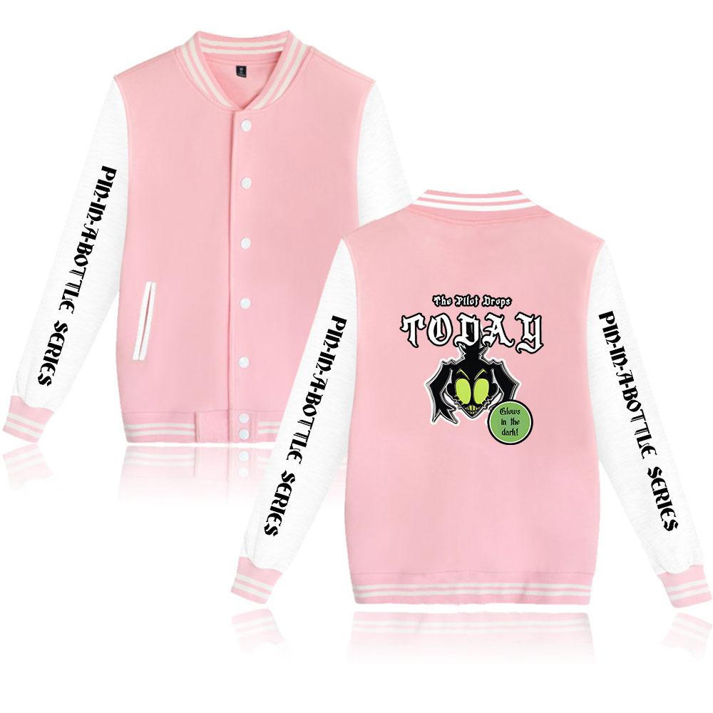 

Unisex Fashion for Fans of The Gaslight District Graphic Printed Baseball Sweatshirt Women Men Outdoor Sport Jackets XXS рожевий